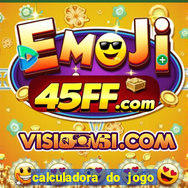 calculadora do jogo do bicho